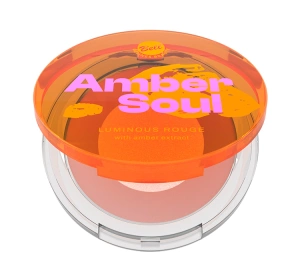 Bell Amber Soul rozświetlający róż brązujący do twarzy z ekstraktem z bursztynu 01 9 g