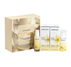 Uzdrovisco Lipid Essence zestaw prezentowy krem na dzień i na noc 50 ml + serum do twarzy 30 ml