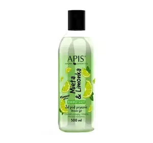 Apis Energy Shot żel pod prysznic Mięta i Limonka 500 ml
