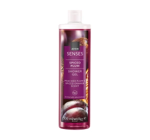 Avon Senses żel pod prysznic Spiced Plum 500 ml