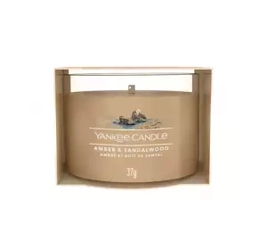 Yankee Candle Signature mini świeca zapachowa Amber & Sandalwood 37 g