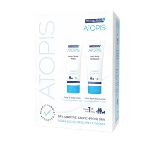 Novaclear Atopis zestaw kosmetyków do pielęgnacji ciała płyn do mycia ciała 200 ml + balsam do ciała 200 ml