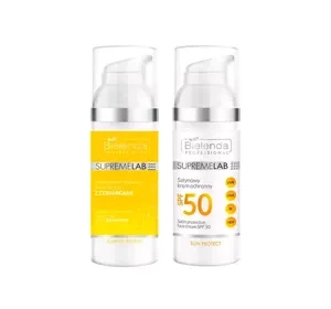 Bielenda Professional Supremelab zestaw krem ochronny Sun Protect 50 ml + krem na noc Barrier Renew 50 ml