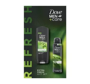 Dove Men+Care Extra Fresh zestaw prezentowy antyperspirant 150 ml + żel pod prysznic 400 ml