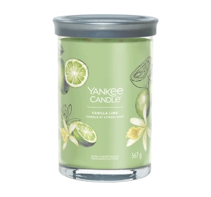 Yankee Candle Signature Tumbler duża świeca zapachowa Vanilla Lime 567 g