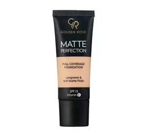 Golden Rose Matte Perfection SPF15 matujący podkład kryjący C3 35 ml