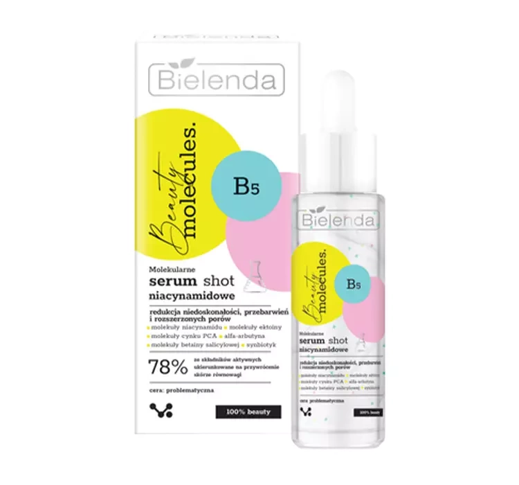 BIELENDA BEAUTY MOLECULES MOLEKULARNE SERUM NIACYNAMIDOWE 30G