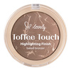 Lovely Toffee Touch wypiekany bronzer do twarzy z rozświetlającym wykończeniem 2 9 g
