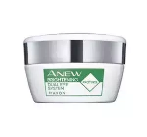 Avon Anew Brightening Dual Eye System podwójny krem redukujący cienie pod oczami 20 ml