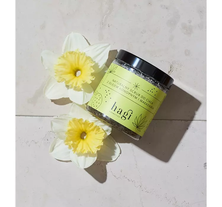 HAGI SCRUB DO CIAŁA Z OLEJEM KONOPNYM I MAKADAMIA 280G