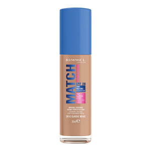 Rimmel Match Perfection wygładzający podkład do twarzy z filtrem SPF20 201C Classic Beige 30 ml