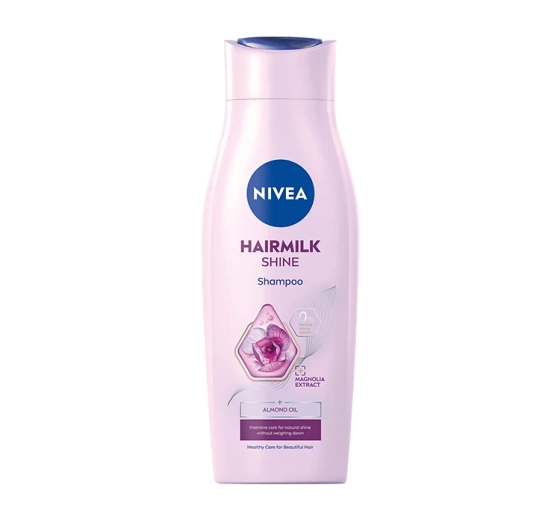 NIVEA Hairmilk Shine szampon do włosów dla naturalnego połysku 400 ml