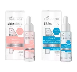 Bielenda Skin Clinic Professional zestaw serum odbudowująco-odżywcze 30 ml + serum nawilżająco-kojące 30 ml