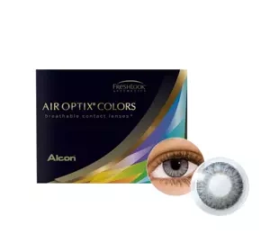 Air Optix Colors Gray kolorowe soczewki kontaktowe 2 sztuki -0.25 / 8.6