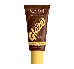 NYX Professional Makeup Buttermelt Glaze podkład w kremie SPF30 09 Hazelnut Butta 30 ml