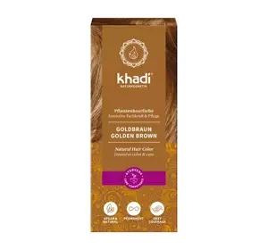 Khadi Natural Hair Color henna do farbowania włosów Golden Brown