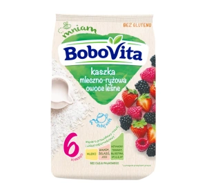BoboVita kaszka mleczno-ryżowa po 6 miesiącu Owoce Leśne 230 g