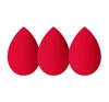 Ibra Makeup Blender Sponge zestaw gąbeczek do makijażu Czerwone 3szt