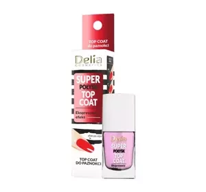 Delia Cosmetics Super Połysk top coat do paznokci 11 ml