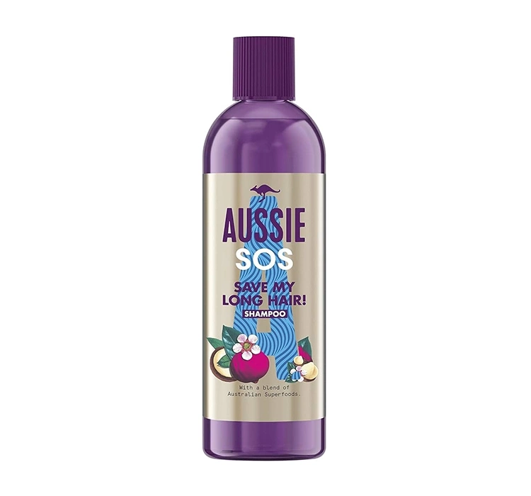 AUSSIE SOS SAVE MY LONG HAIR SZAMPON DO WŁOSÓW DŁUGICH I ZNISZCZONYCH 290ML