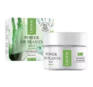 Lirene Power of Plants Aloe krem nawilżający na dzień i na noc 50 ml