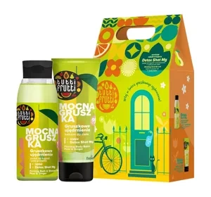 Farmona Tutti Frutti zestaw ujędrniający Detox Shot mg olejek do kąpieli 400 ml + balsam do ciała 200 ml