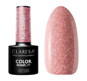 Claresa hybrydowy lakier do paznokci Full Glitter 8 5 g