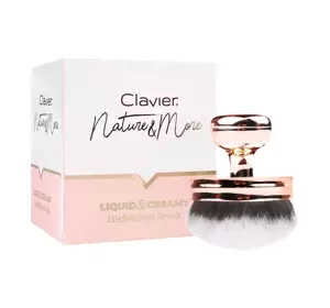 Clavier Nature & More Liquid & Creamy pędzel do rozświetlacza na mokro