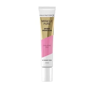Max Factor Miracle Pure kremowy róż do policzków 01 Radiant Rose 15 ml