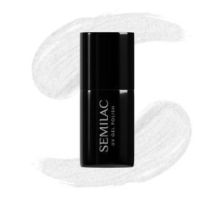 Semilac Black & White lakier hybrydowy 091 Glitter Milk 7 ml