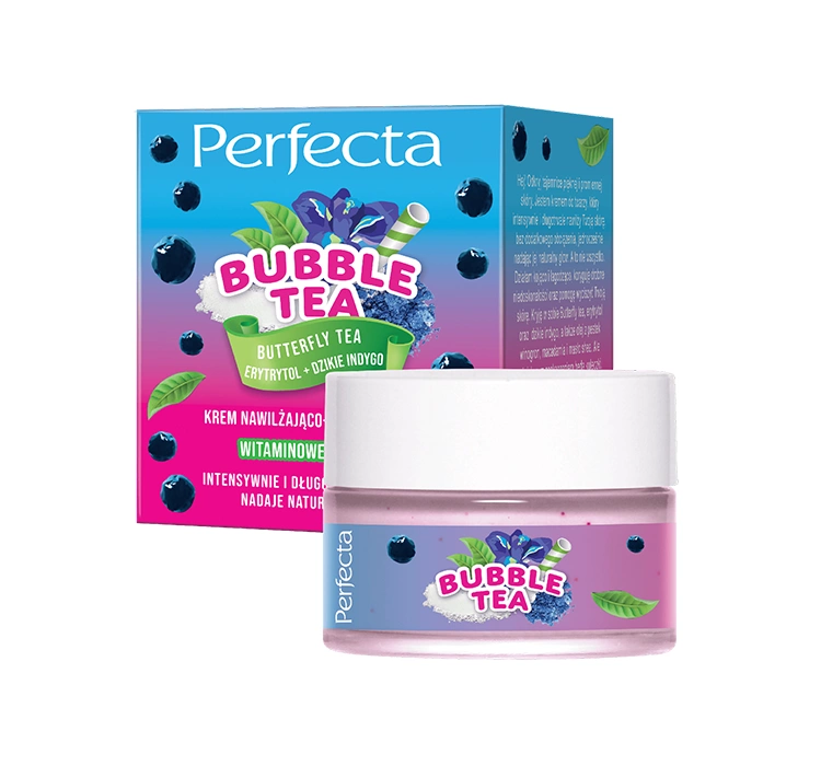 Perfecta Bubble Tea nawilżająco-rozświetlający krem do twarzy 50ml