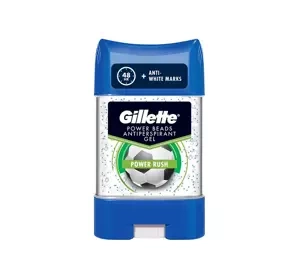 GILLETTE POWER BEADS ANTYPERSPIRANT W ŻELU POWER RUSH 75ML