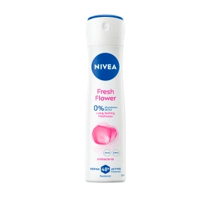 NIVEA Fresh Flower 0% soli aluminium antyperspirant w sprayu dla kobiet 150 ml