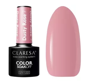 Claresa hybrydowy lakier do paznokci Dusty Rose 7 5 g