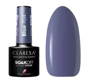 Claresa hybrydowy lakier do paznokci Blue 704 5 g