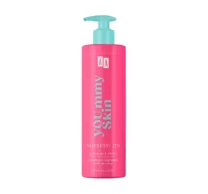 AA You.mmy Skin nawilżająco-łagodzący krem do ciała Raspberry Zen 400 ml
