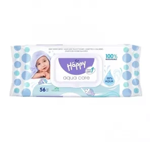 Bella Baby Happy Aqua Care nawilżane chusteczki dla dzieci 56 sztuk