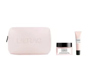 Lierac Hydragenist zestaw do pielęgnacji twarzy krem 50 ml + krem pod oczy 15 ml + kosmetyczka