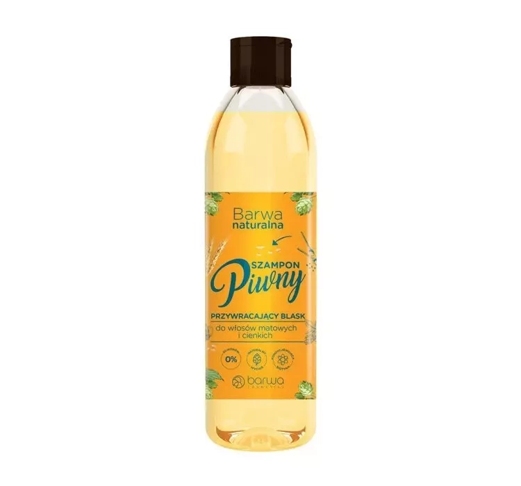 Barwa Naturalna przywracający blask szampon piwny 300ml
