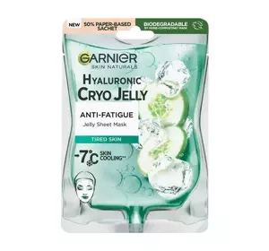 Garnier Hyaluronic Cryo Jelly nawilżająca żelowa maska na tkaninie z efektem chłodzenia 27 g