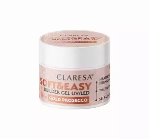 Claresa Soft & Easy żel budujący Gold Prosecco 12 g