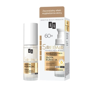 AA 5 Repair Złota Kuracja 60+ serum liftingująco-ujędrniające do twarzy, szyi i dekoltu 30 ml