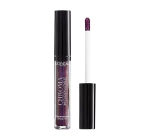 LOREAL CHROMA MORPHOSE GLITTER PRESSED LIPSTICK BROKATOWY BŁYSZCZYK DO UST 04 DEEP VENOM 3ML