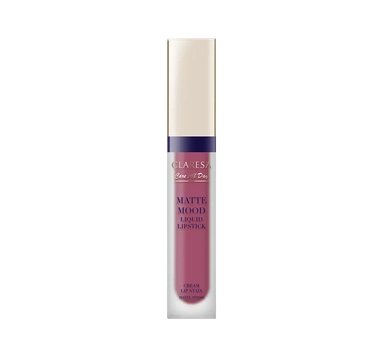 Claresa Care All Day Matte Mood matowa pomadka w płynie 05 Confidence 7ml