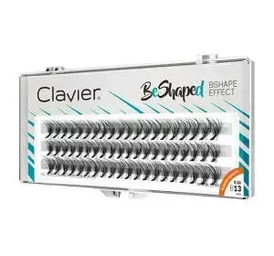 Clavier Beshaped kępki sztucznych rzęs 13 mm skręt B