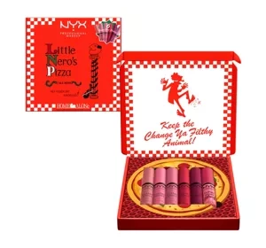 NYX Professional Makeup x Home Alone zestaw błyszczyków do ust red & pink
