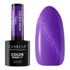 Claresa Cat Eye Neon hybrydowy lakier do paznokci Purple 5 g