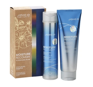 Joico Moisture Recovery zestaw do pielęgnacji włosów suchych szampon 300 ml + odżywka 250 ml