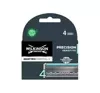 Wilkinson Sword Quattro Titanium Sensitive wkłady do maszynki do golenia dla mężczyzn 4 sztuki