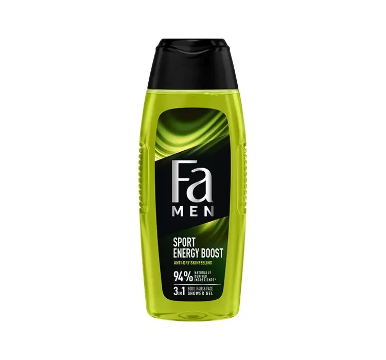 Fa Men Sport Energy Boost żel pod prysznic 3w1 do twarzy, ciała i włosów 400ml